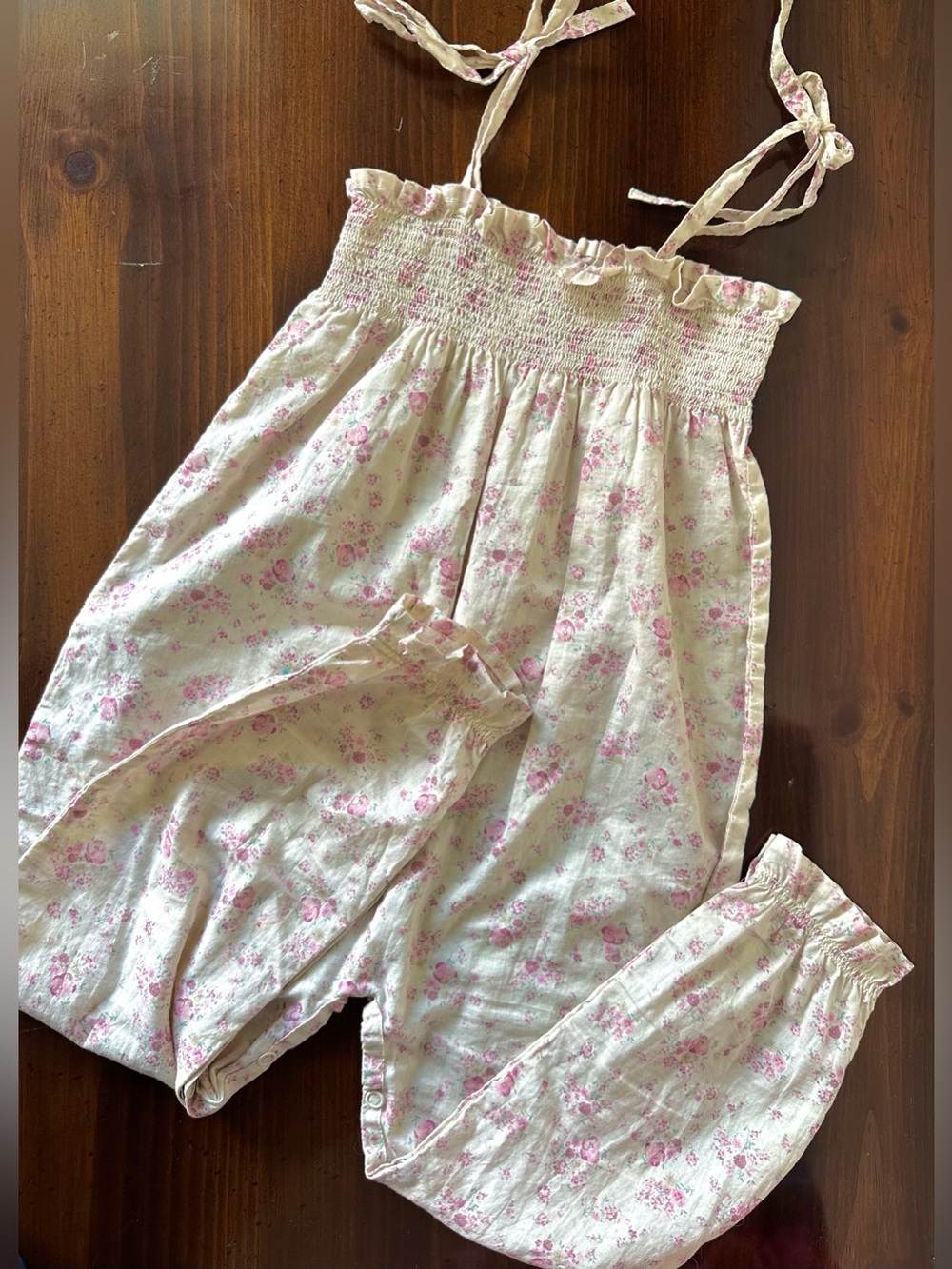 Jamie Kay Floral Smocked Jumpsuit